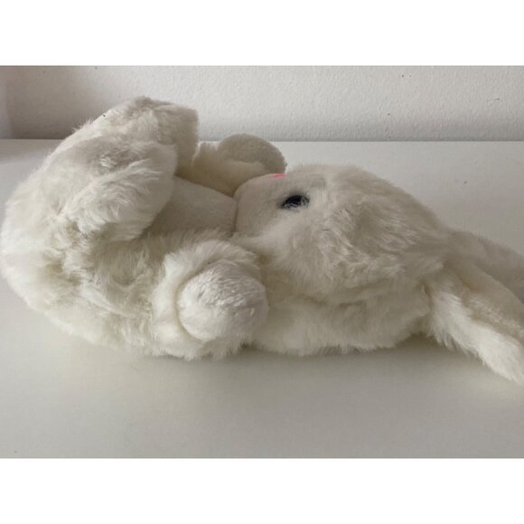 White Bunny Plush Lovey sitting holiday 12 inches unisex - Picture 8 of 9